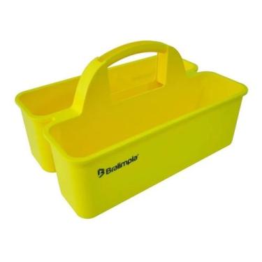 Imagem de Cesto Funcional Bralimpia Organizador De Produtos De Limpeza