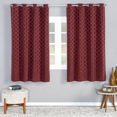 Imagem de Cortina Dallas 2,80M X 2,30M Corta Luz Porta Balcão Vinho - Mercado Bo