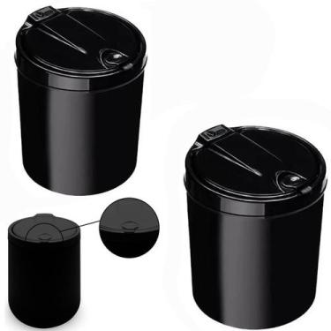 Imagem de Kit 2 Lixeiras Banheiro Cozinha 6 Litros Cesto de Lixo Multiuso Plásti