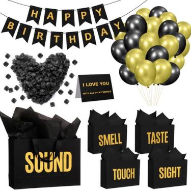 Imagem de Conjunto de sacolas de presente Soulchen 5 Senses para decorações de a