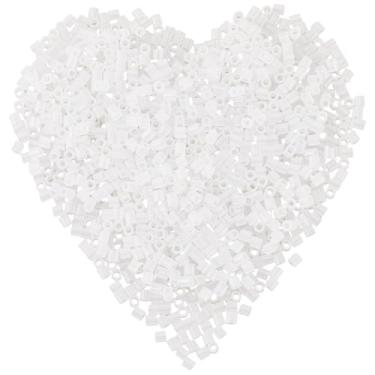 Imagem de SOFPLATE 1 caixa 2000 peças de contas de fusíveis transparentes de 5 mm refis de armazenamento a granel compatível com tubo de ferro de plástico Hama Melty com orifício de 3 mm acessórios para