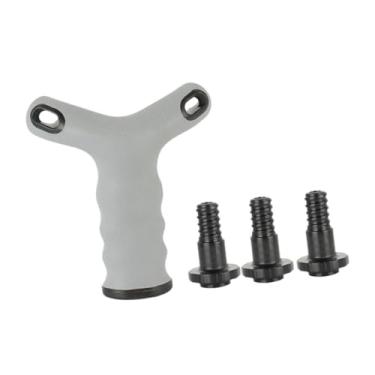 Imagem de oshhni Alça de halteres converte seus halteres em kettlebells para pesos, placa de engrenagem, homens, mulheres, conversor ajustável, Cinza