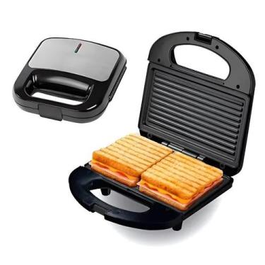 Imagem de Sanduicheira Antiaderente Compacta 110V Praticidade E - Phoenix