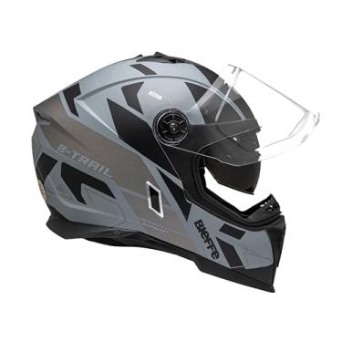 Imagem de Capacete Masculino Bieffe B-Trail Conquest Cinza Fosco Moto (62)