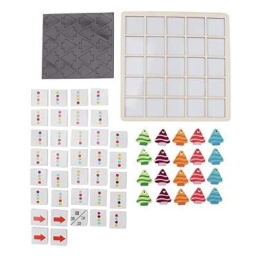 Imagem de Jogo de Tabuleiro Combinando Com Formas Geométricas, Bordas Arredondadas de Madeira Combinando Com Brinquedos de Educação Infantil para Meninos e Meninas