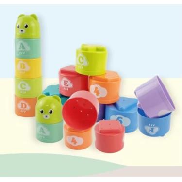 Imagem de Polibrinq Brinquedo Educativo Torre Multi Encaixe plástico