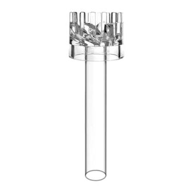 Imagem de ShengQuanHao Skimmer de aquário acrílico transparente resistente para tubo de entrada e saída, ferramenta para remoção de película de óleo, 12mm