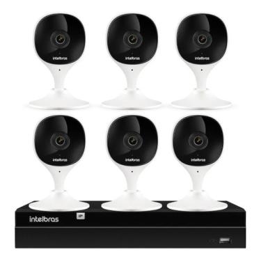 Imagem de Kit 6 Câmeras Inteligentes iMX C Wi Fi Full HD NVR 8 Canais NVD 1408 I