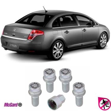 Imagem de Kit Parafuso Trava Antifurto Roda Citroen C4 Pallas Original - MCGARD