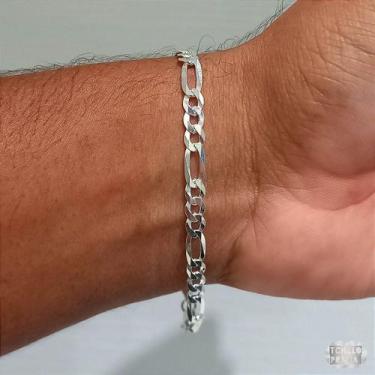 Imagem de Pulseira Italiana 3x1 Prata 925 - 5mm - Joia Elegante - no-brand