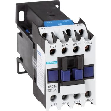 Imagem de Contator Tripolar Trc1-1210z 12a 24vcc 1na