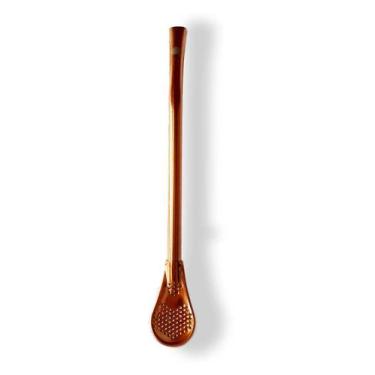 Imagem de Canudo de Inox Chimarrão 15cm - Reutilizável - CAN.U.DO, Rose Gold