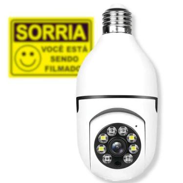 Imagem de Câmera de segurança Sem Fio WIFI Visão Noturna Colorida 2 MP Com Adapt