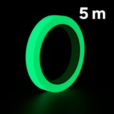 Imagem de Fita Adesiva Fosforescente Luminosa Brilha no Escuro 15mmx5m - Bomvink