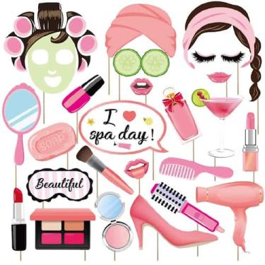 Imagem de Decorações de festa Coppthinktu 25 unidades de adereços de cabine foto