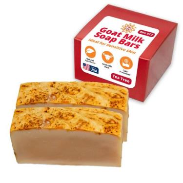 Imagem de Sabonete de leite de cabra TEA TREE Natural para mulheres e homens - G
