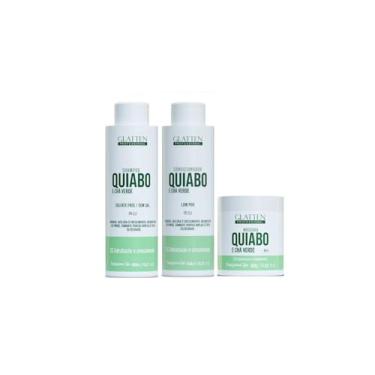Imagem de Glatten Quiabo e Chá Verde Shampoo e Condicionador e Máscara