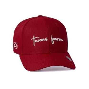 Imagem de Bone Texas Farm - Sleek - Tf961 - Vermelho Bordo Único-Unissex