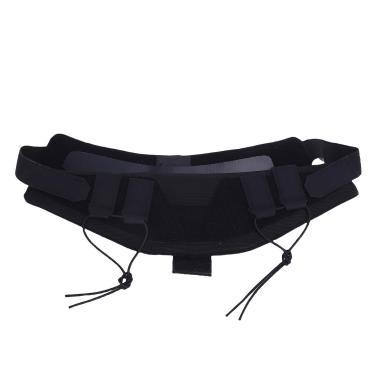 Imagem de Domary Protetor de Pescoço, Almofada Protetora de Nylon à Prova de Universal Com Tamanho Ajustável, Leve para Atividades Ao Ar Livre (Preto)