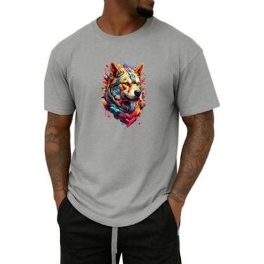 Imagem de Camiseta Casual Masculina com Estampa Minimalista-Masculino