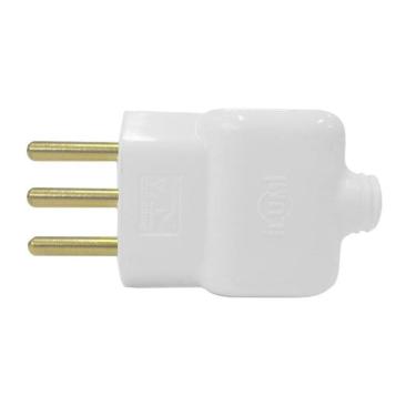 Imagem de Pino Prensa Cabo 2P + T Bipolar 20A 250V Branco Ilumi 14351