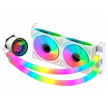 Imagem de Water Cooler K-mex Bifrost infinite WHITE 240mm - ARGB - WACD