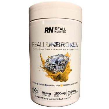 Imagem de Pré-Treino Unbroken Reall Nutrition 450g Citarg Hmb Nitrato-Unissex