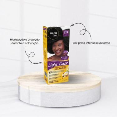Imagem de Coloração Salon Line Light Color Profissional 2.0 Preto