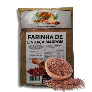 Imagem de Farinha de Linhaça Marrom 150g  Cajuzin - Reservas de Goiás