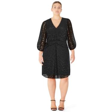 Imagem de City Chic Vestido feminino plus size - Lysandra, Preto, 54
