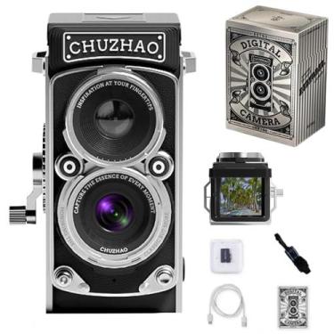 Imagem de Câmera Retro Mini Vintage Digital 12MP 1080P 16GB com cartão - Marca P