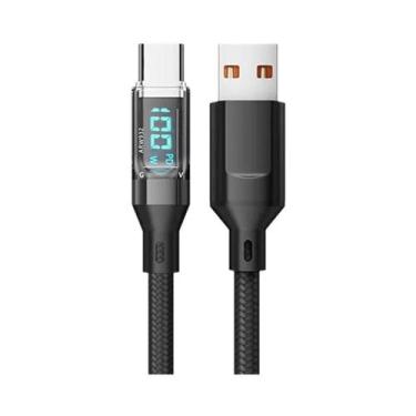 Imagem de Cabo USB C De Carregamento Super Rápido De 120W Com Display LCD De Pot