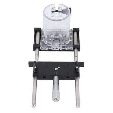 Imagem de Garosa Ferramenta de Carpintaria de Liga de Alumínio de Roteador de 65 Mm Com Precisão de 0,01 Mm para Alinhamento de Passador de Broca Reta de Cauda de Andorinha Faixa de Ajuste de 0-18