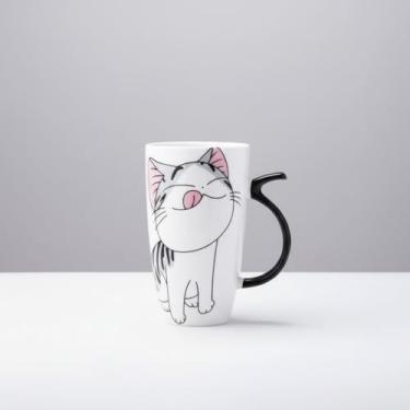 Imagem de Caneca Gatinho Super Fofa 600ml Cute Coffee – Estilo, Conforto e Fofura para Seu Dia