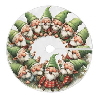 Imagem de SEHANY Saia para árvore de Natal, 91 cm, Papai Noel, vermelha, decoração de árvore de Natal, tapetes para decoração de festa de Natal em casa