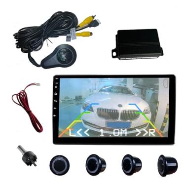 Imagem de SANDETOUN Kit de sensor de estacionamento kit de sensor de reserva sensor reverso para carro 18 opções de cores para sondas ajustável alarme volume profissional sensor de reversa para carro assistente
