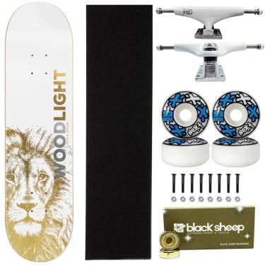 Imagem de Skate Wood Light Montado Profissional Maple 8.0 Next 53mm-Masculino