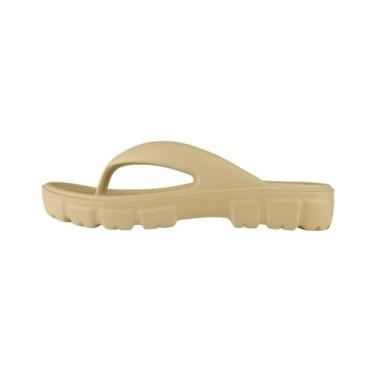 Imagem de Chinelo Nuvem Tratorado Ortopédico Dedo Leve Macio 2306 - Yvate, Bege,