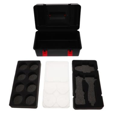 Imagem de Mobestech Estojo Organizador para Pião de Batalha, Conjunto Lançador de Piões, Caixa de Armazenamento Infantil Em Plástico Com Alça E Forro.