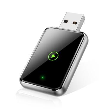 Imagem de TKHIN Adaptador sem fio CarPlay para iPhone – Converta sem esforço com fio para CarPlay sem fio, configuração plug-and-play, ampla compatibilidade com iPhones com iOS 10+