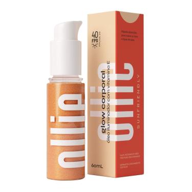 Imagem de Óleo Iluminador Glow Corporal Ollie Sunfriendly FPS 40 com Vitamina E 60ml
