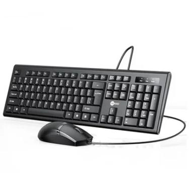 Imagem de Kit Teclado E Mouse Usb Lecoo Cm102 Preto.