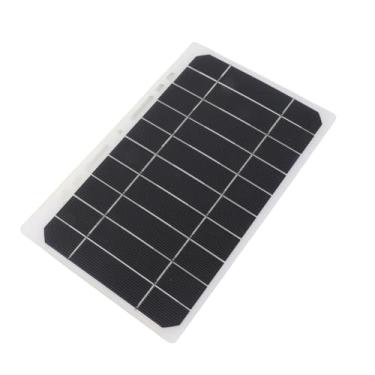 Imagem de Jiawu Carregador de Painel Solar 10W 5V 2A que Carrega Com Eficiência Pequenos Dispositivos para Entusiastas de Atividades Ao Ar Livre, Carregador de Bateria Solar Portátil para Acampamento e