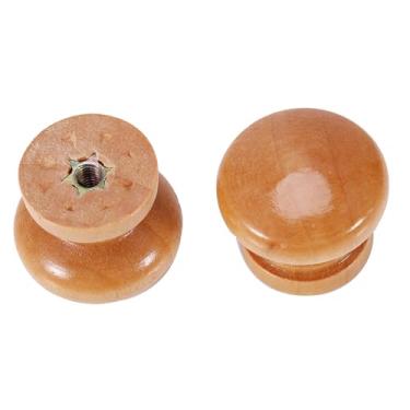 Imagem de Generic Maçaneta de Gaveta de Madeira, Design Ergonômico, Alça de Madeira Natural para Porta de Armário, Cozinha, 10 Peças S/m/l para Sala de Estar, Quarto, Cozinha (Tamanho grande 33MM)