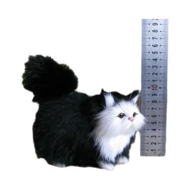 Imagem de Modelo De Gato De Pelúcia Fofo Para Meninas, Brinquedo Realista De Ani