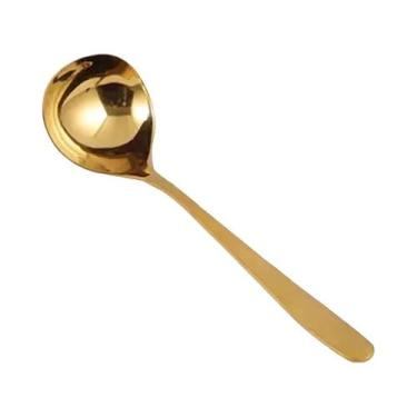 Imagem de Colher De Sopa De Aço Inoxidável Reforçada Com Cabo Longo Para Fondue 