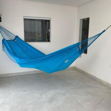 Imagem de Rede De Descanso Dormir Reforçada Grande Casal Sol A Sol Bordada De Va