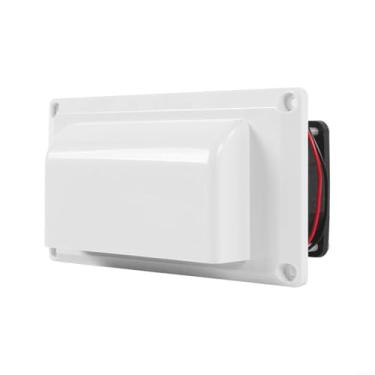 Imagem de 12V 6W Caravan Side Air Vent Kit - Efficient Exhaust Fan Camper, Trailer, Motorboat, Marine Yacht - Quiet Operation, Easy Installation, Reliable Ventilation System