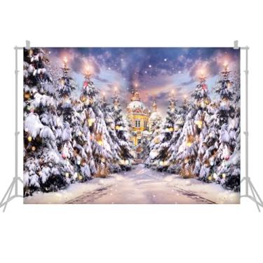 Imagem de Cenários de Natal para fotografia 2,1 x 1,5 m / 7 x 1,5 m pano de fundo de Natal para fotografia de fundo de retrato de fotografia adereços de estúdio de fotos para decoração de Natal retrato de bebê