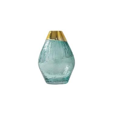 Imagem de Vasos de vidro ornamentos de vaso de flores transparentes para casa sala de estar varanda recipiente de flores hidropônico vaso de mesa (B)